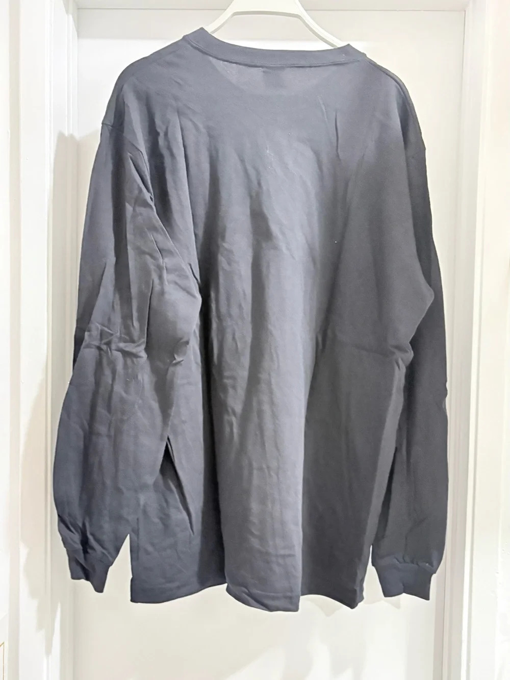 Roots Black Long-Sleeve Tee with Blue 